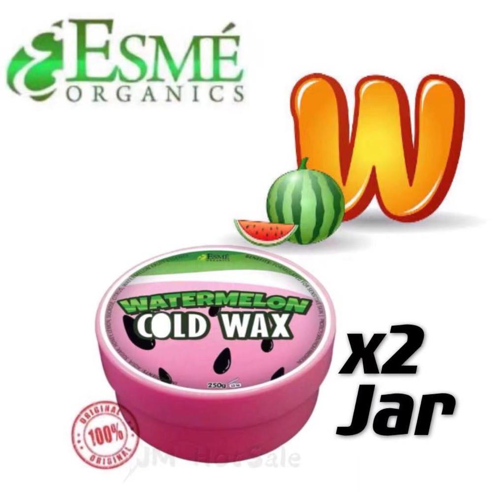 2jar-original-esme-organic-cold-wax-250g-watermelon-shopee