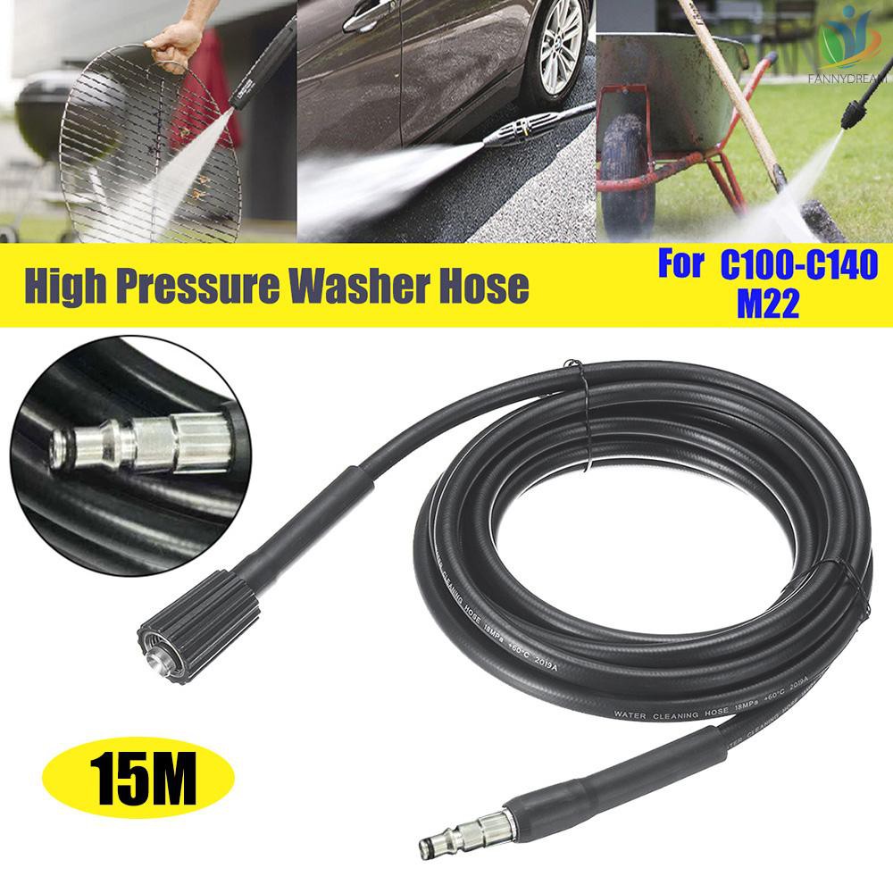 Flexible Haute Pression M22 Pour Nettoyeuse Nilfisk C100 C120 C130 C140 - Longueur 6 Ou 10 M, Neuf