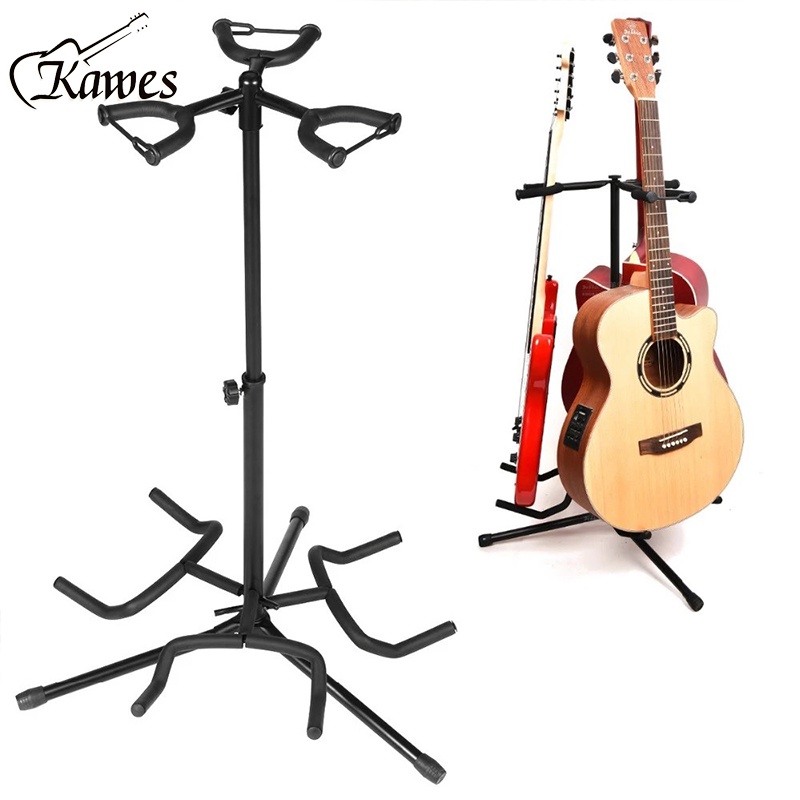 KAWES Guitar Stand Bass Holder Multifunctional Stand Tripod Adjustable