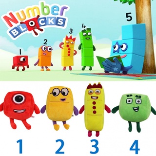 Numberblocks Plush Toys Educational Stuffed Number Blocks Toys Cartoon ...