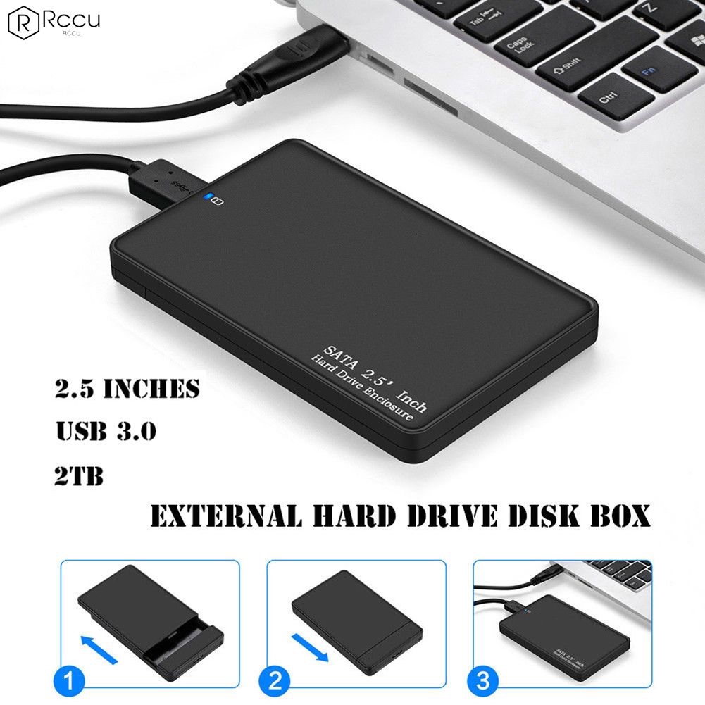 2.5 Inch 2TB Portable Micro USB 3.0 External Hard Drive Disk Storage ...