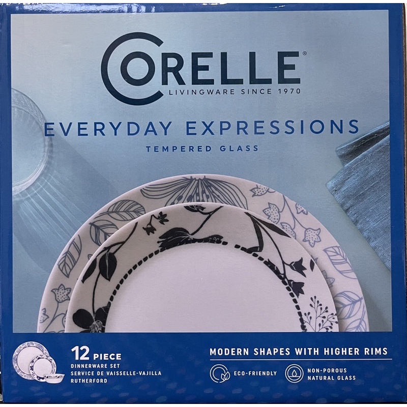 corelle everyday expressions tempered glass