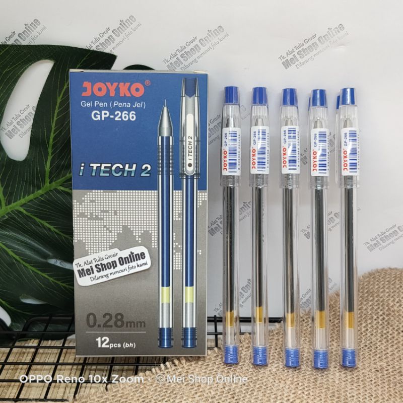 Hitech Hi Tech Pens / I Tech 2 Joyko GP 266 Blue (Bies) Shopee
