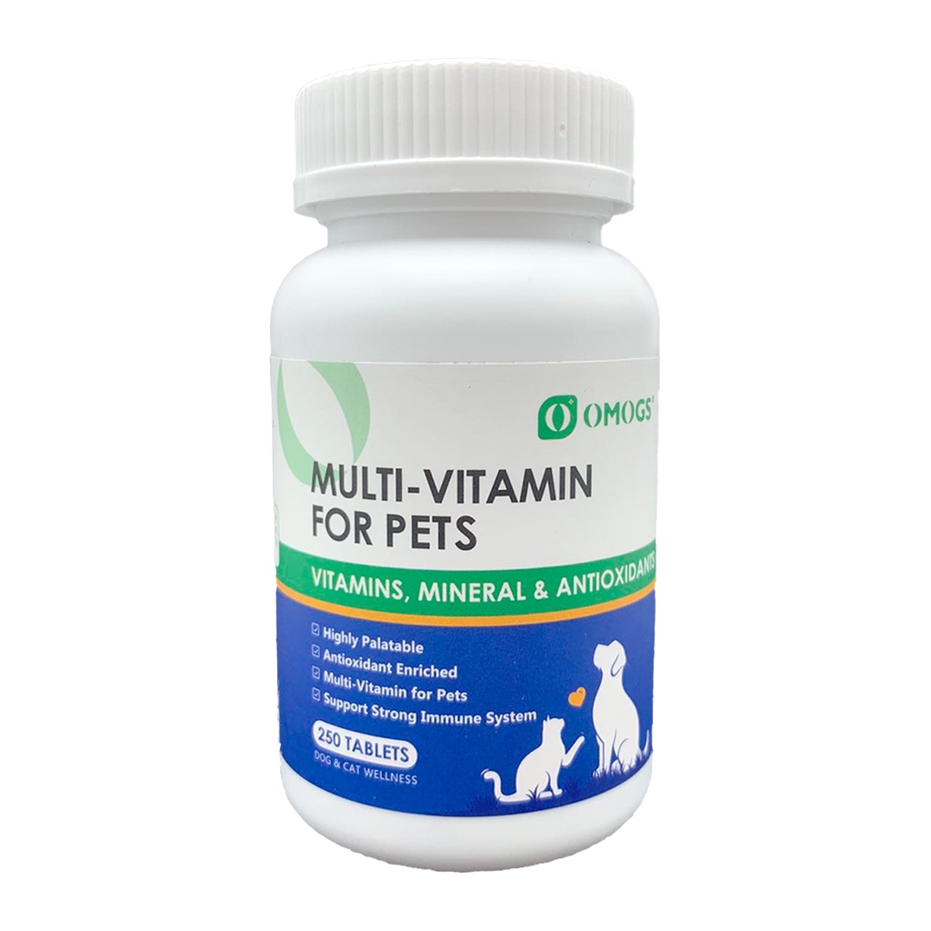 OMOGS MultiVitaminFor dogFor catFor healthPet's Supplement 250