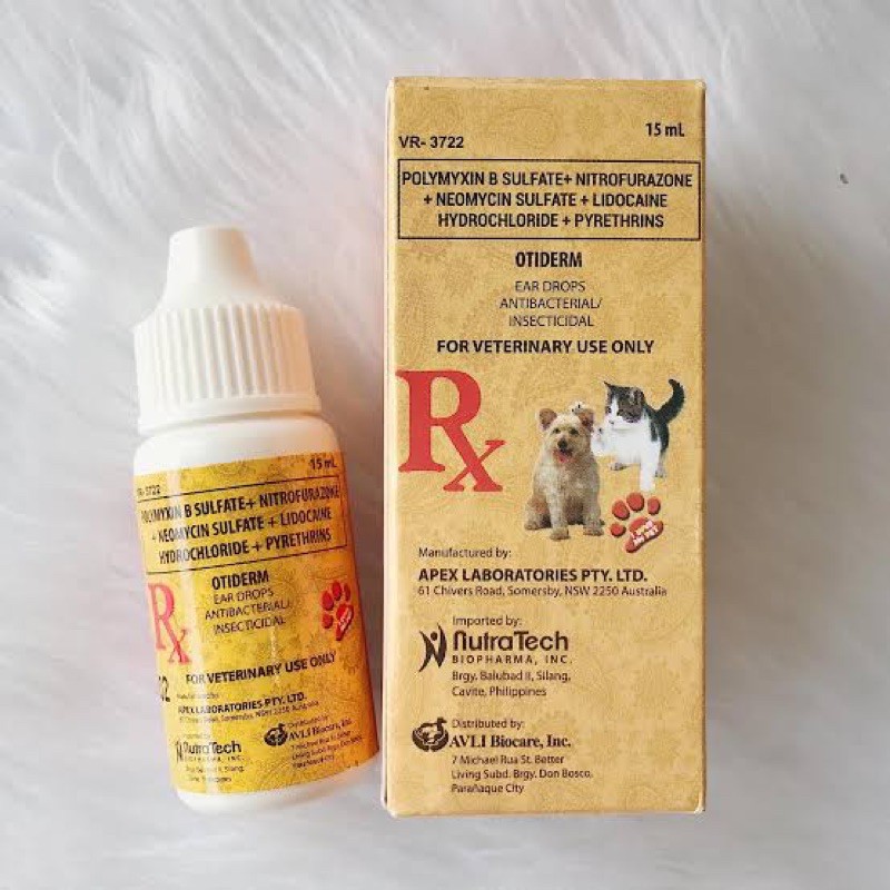 otiderm ear drops for dogs