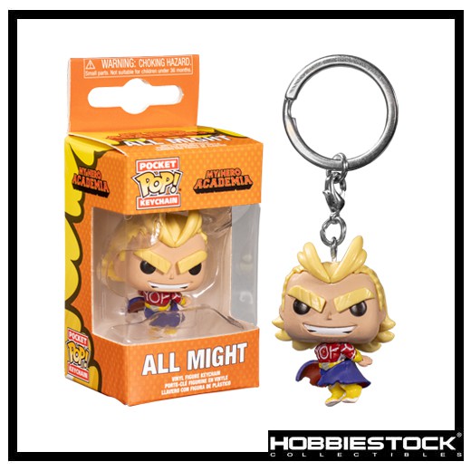 all might funko pop keychain