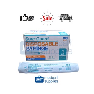 Sure-Guard Disposable Syringe with Needle (Per Piece)