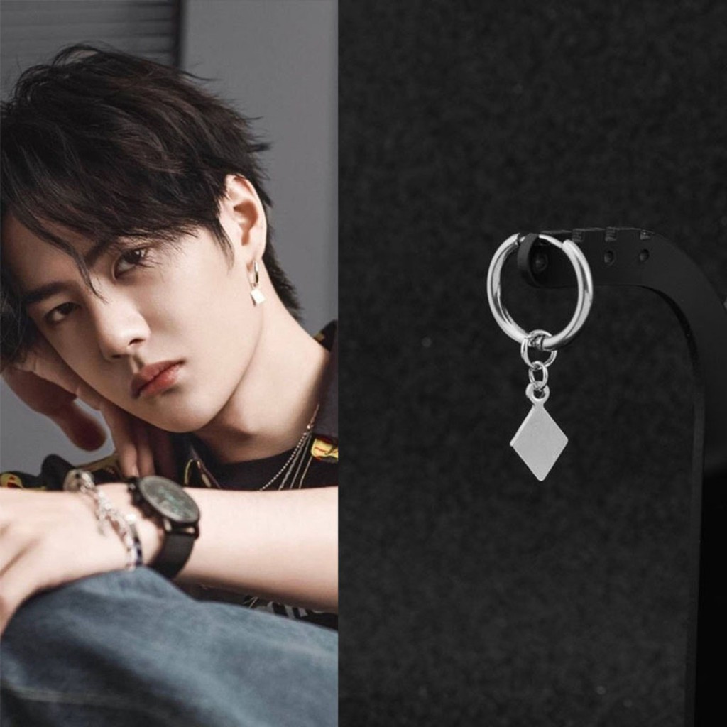 1pc YiBo Earrings Kpop Idol Earring for Men and Women