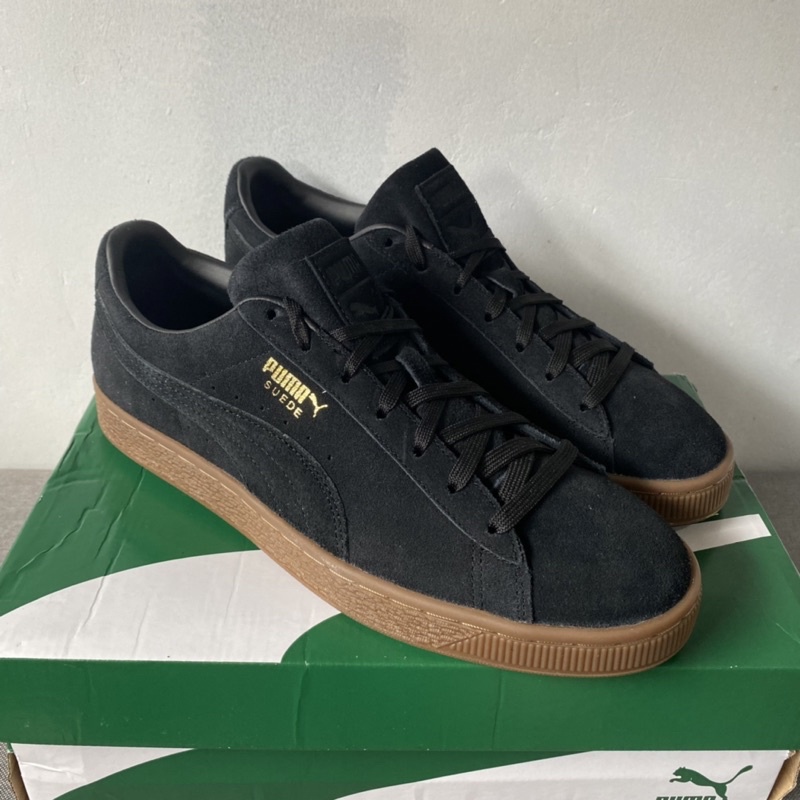 PUMA BLACK/GUM SUEDE | Shopee Philippines