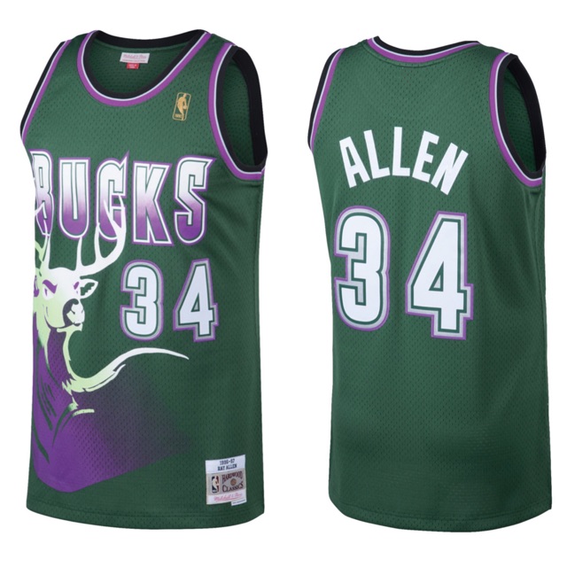 ray allen bucks jersey for sale