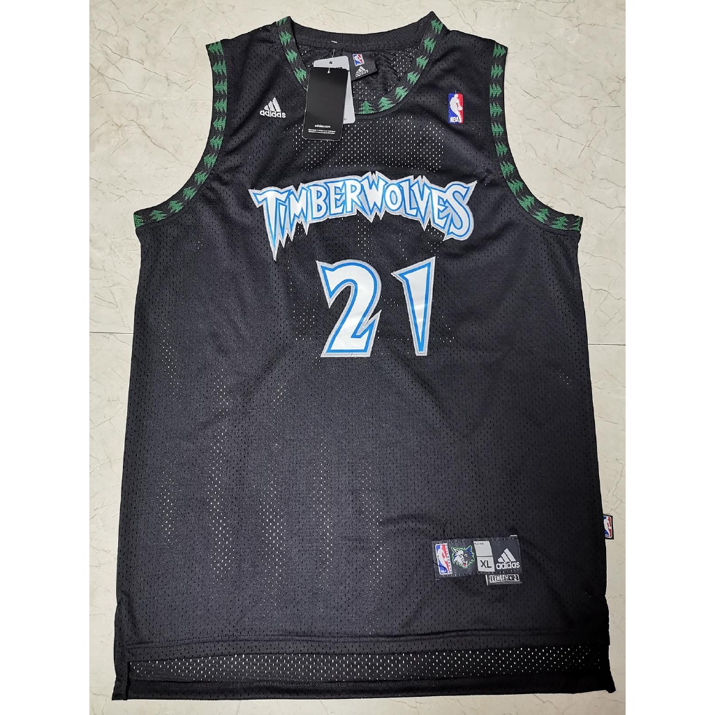 kevin garnett black timberwolves jersey