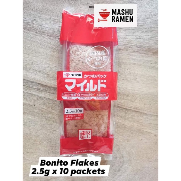 Authentic Yamaki Katsuobushi Bonito Flakes 2.5g x 10 packets (Takoyaki