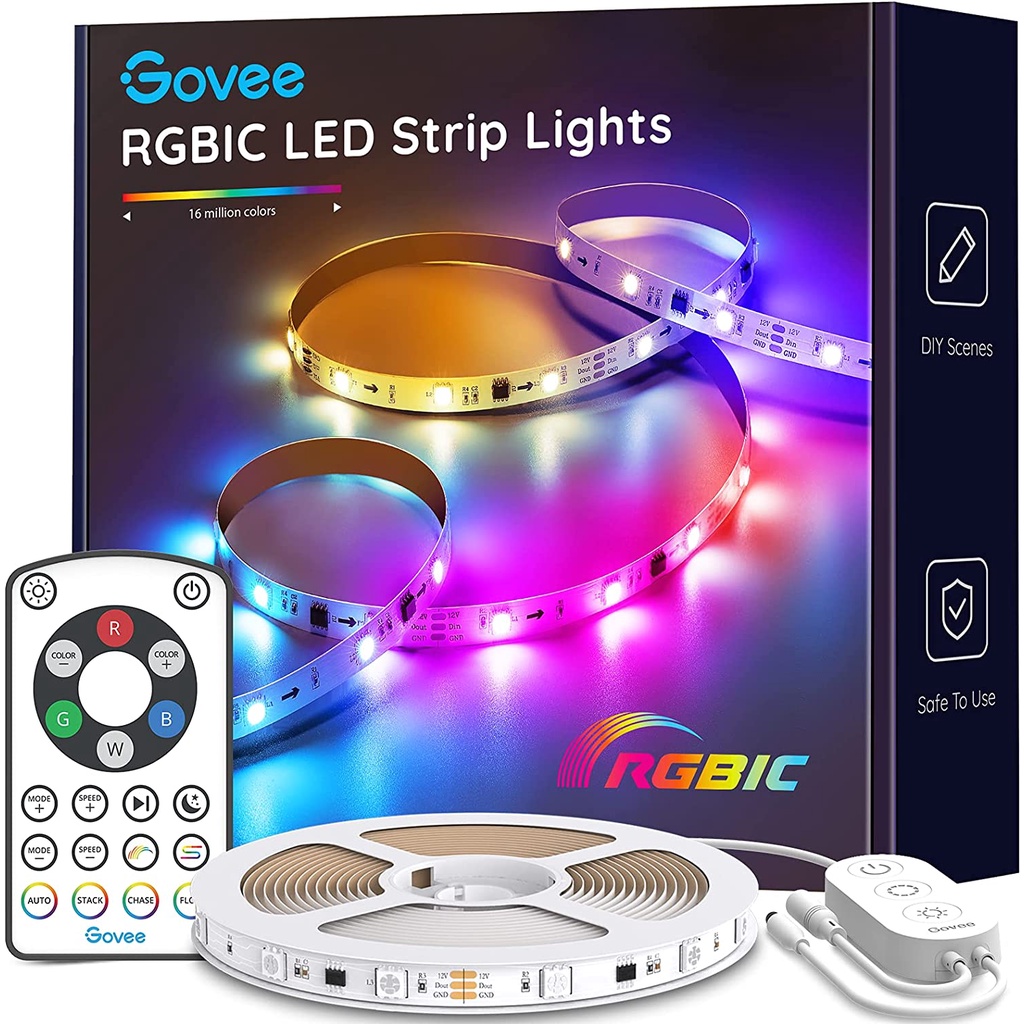 Govee RGBIC LED Strip Lights with Remote Control H6131 H6130