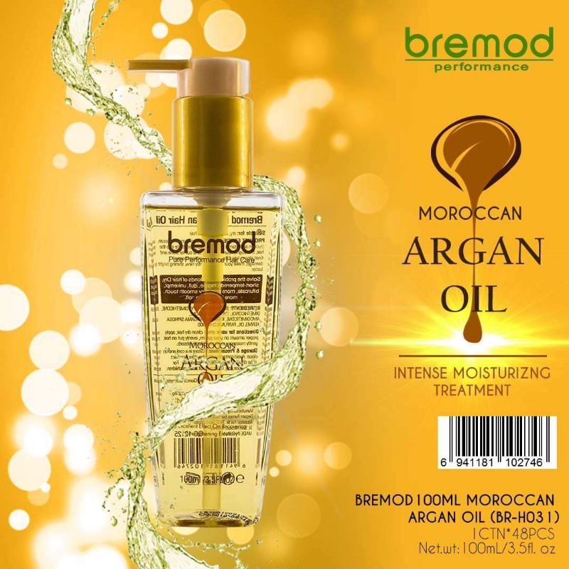 Bremod Argan Oil Hair Serum 100ml. per piece... Shopee Philippines