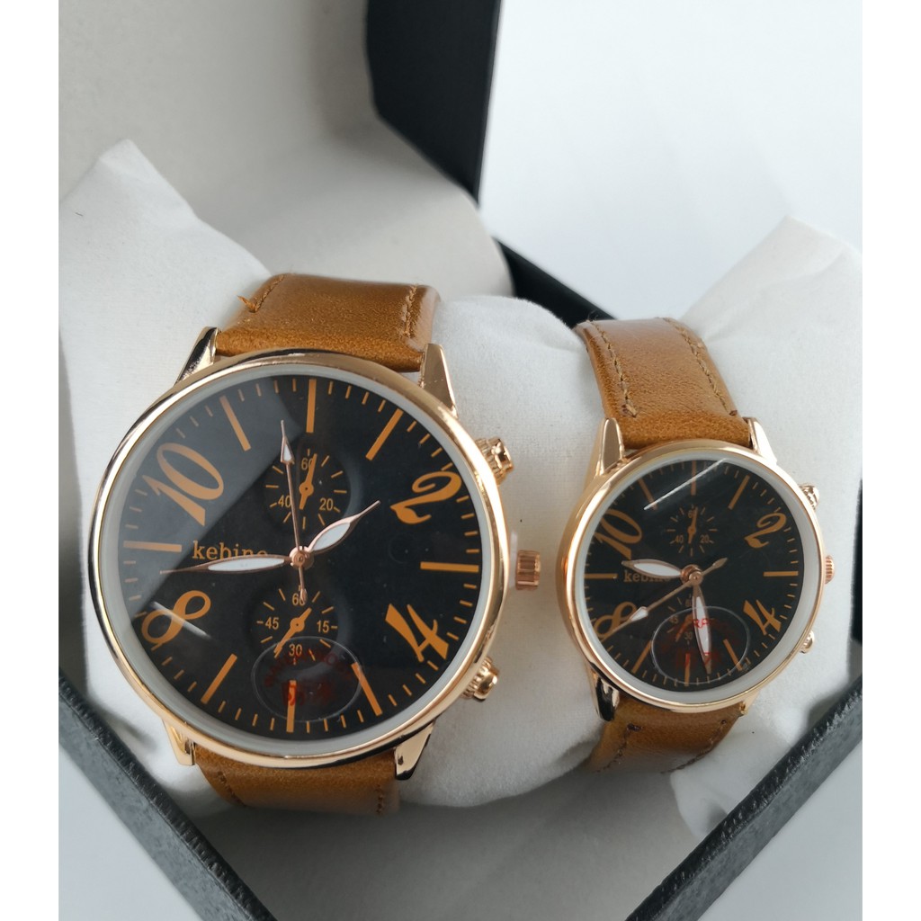 synthetic leather watch