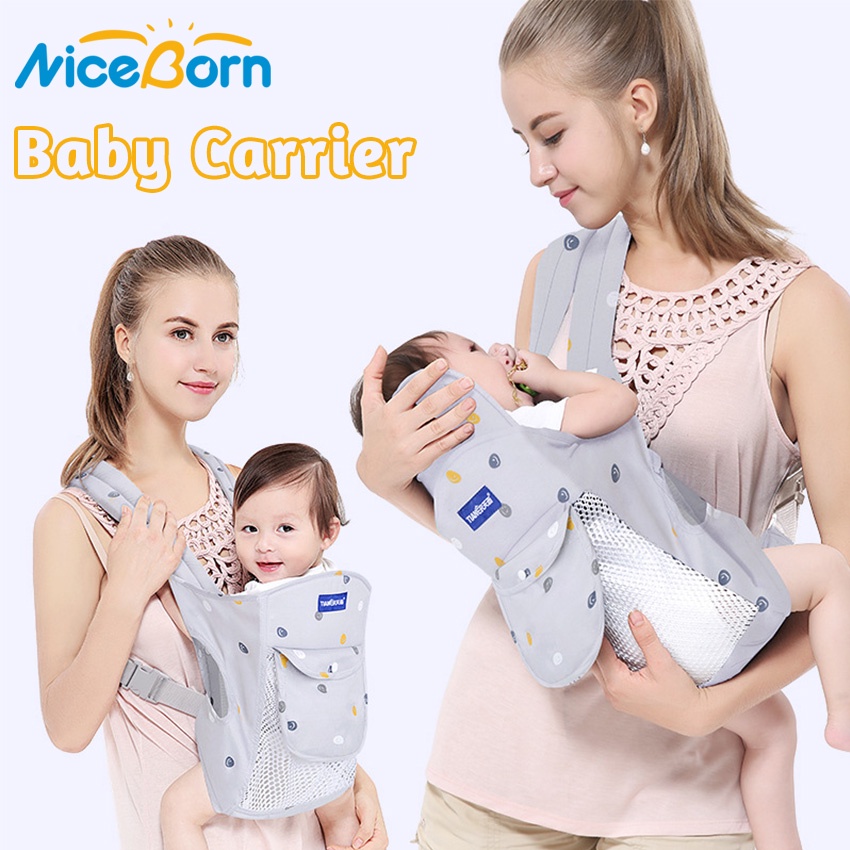 NiceBorn Baby Carrier Lightweight Baby Carrier Front And Back Infant