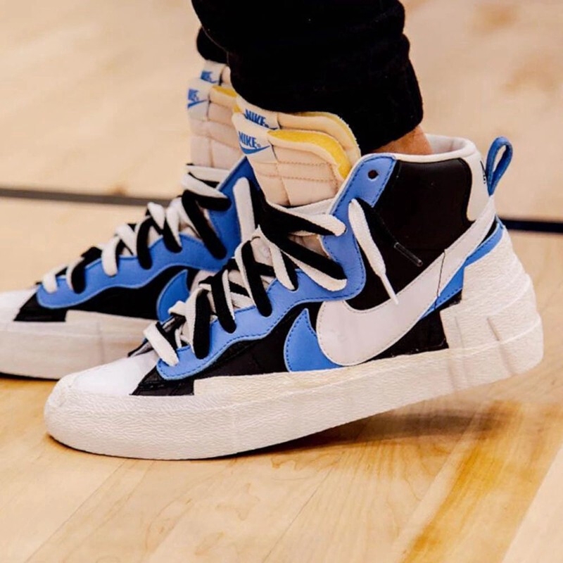 Sacai X Nike Blazer Mid CoName Helps With The LaceUp