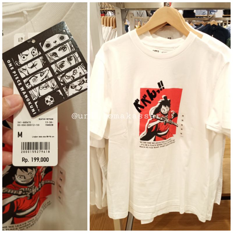 Uniqlo X One Piece Wanokuni Shopee Philippines