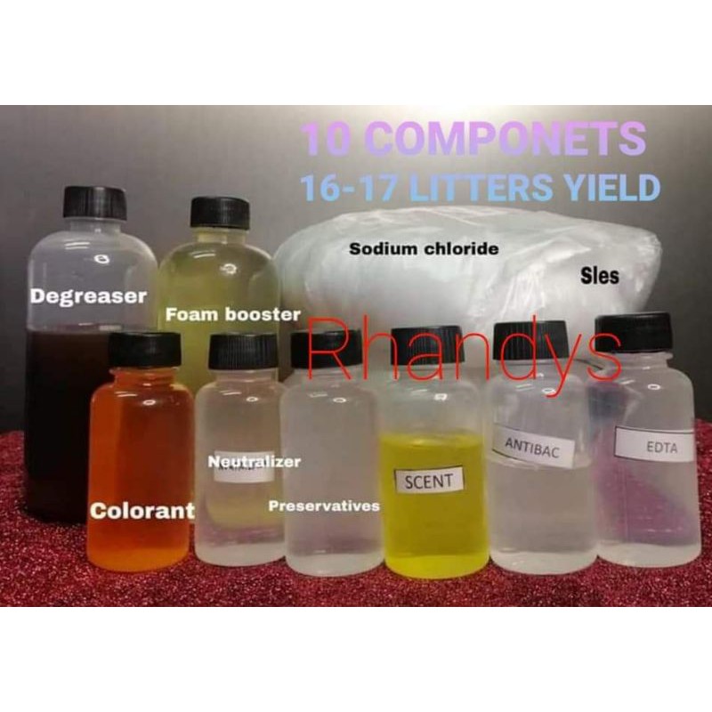 DIY Raw Material Dishwashing Liquid Kit Shopee Philippines