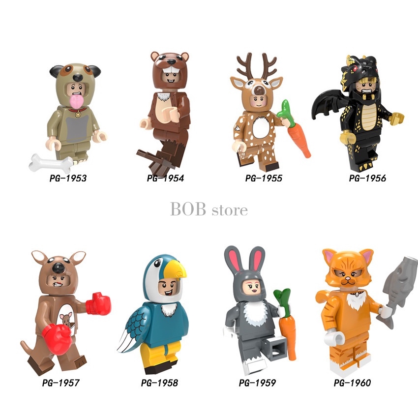 lego minifigures animals