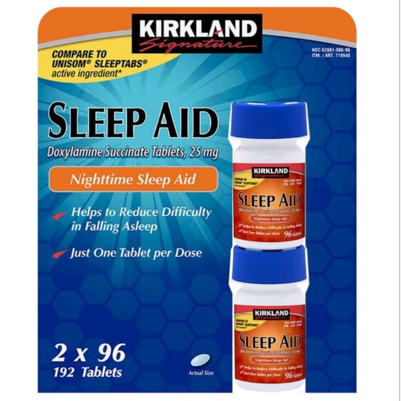Kirkland Signature Sleep Aid, 192 Tablets Shopee Philippines