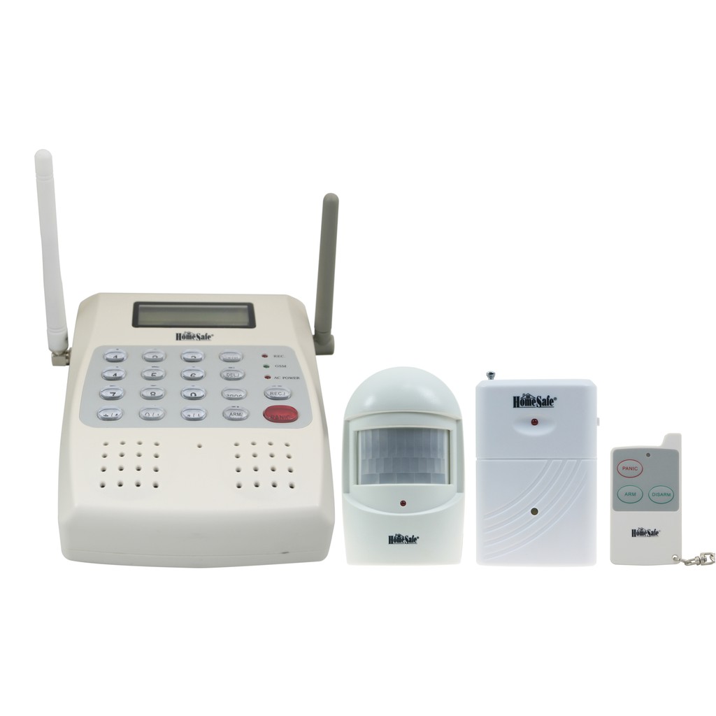 HomeSafe HT068RSKV GSM Intruder Alarm System (White) Shopee Philippines