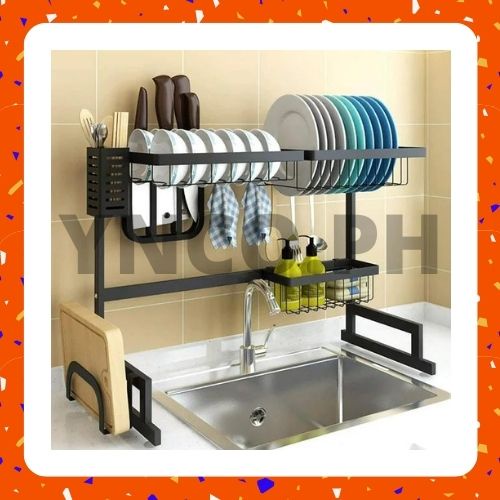 ynco.ph_85/65cm Stainless steel kitchen shelf rack dishwasher chopstick