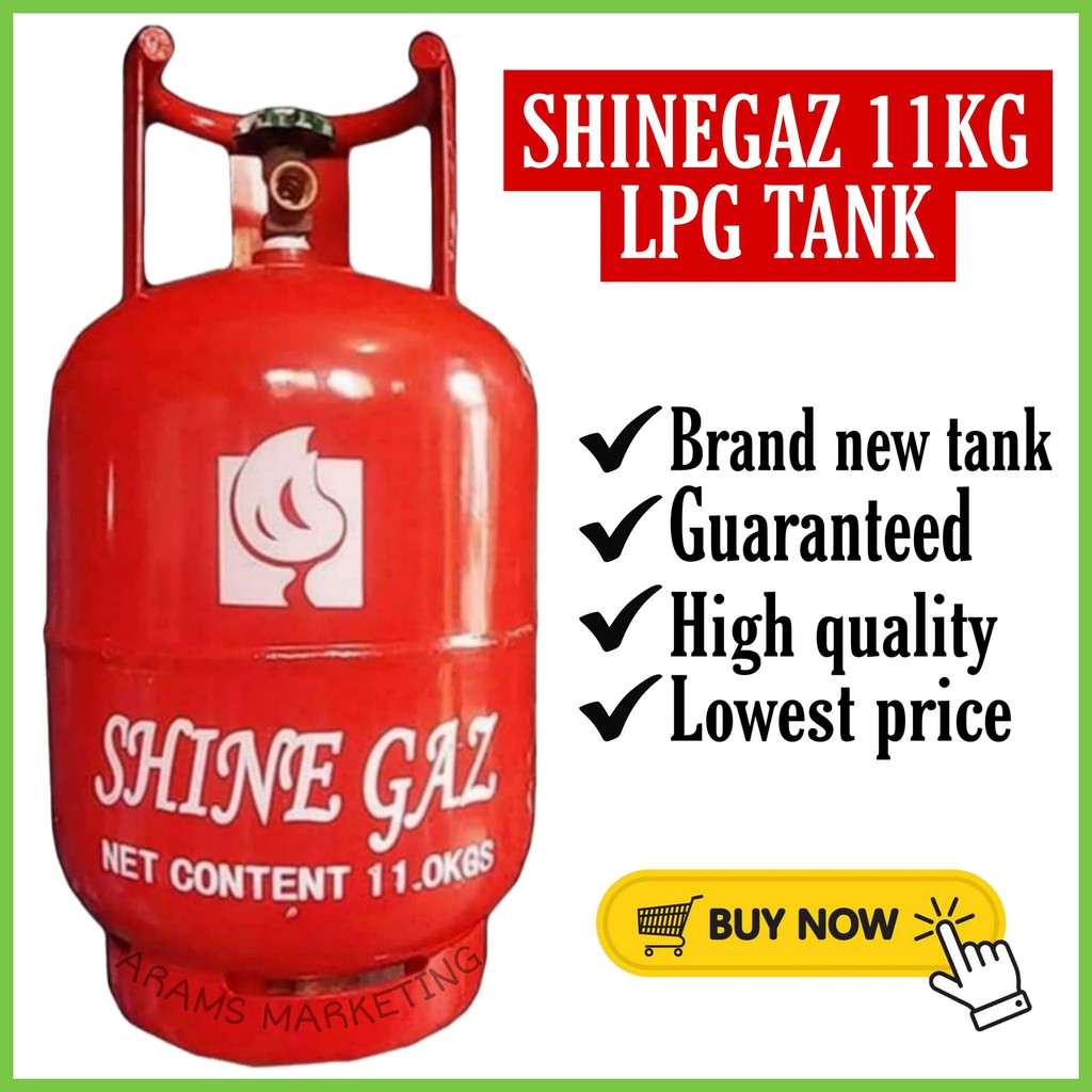 LPG TANK 11KG SHINEGAZ (empty tank) Shopee Philippines