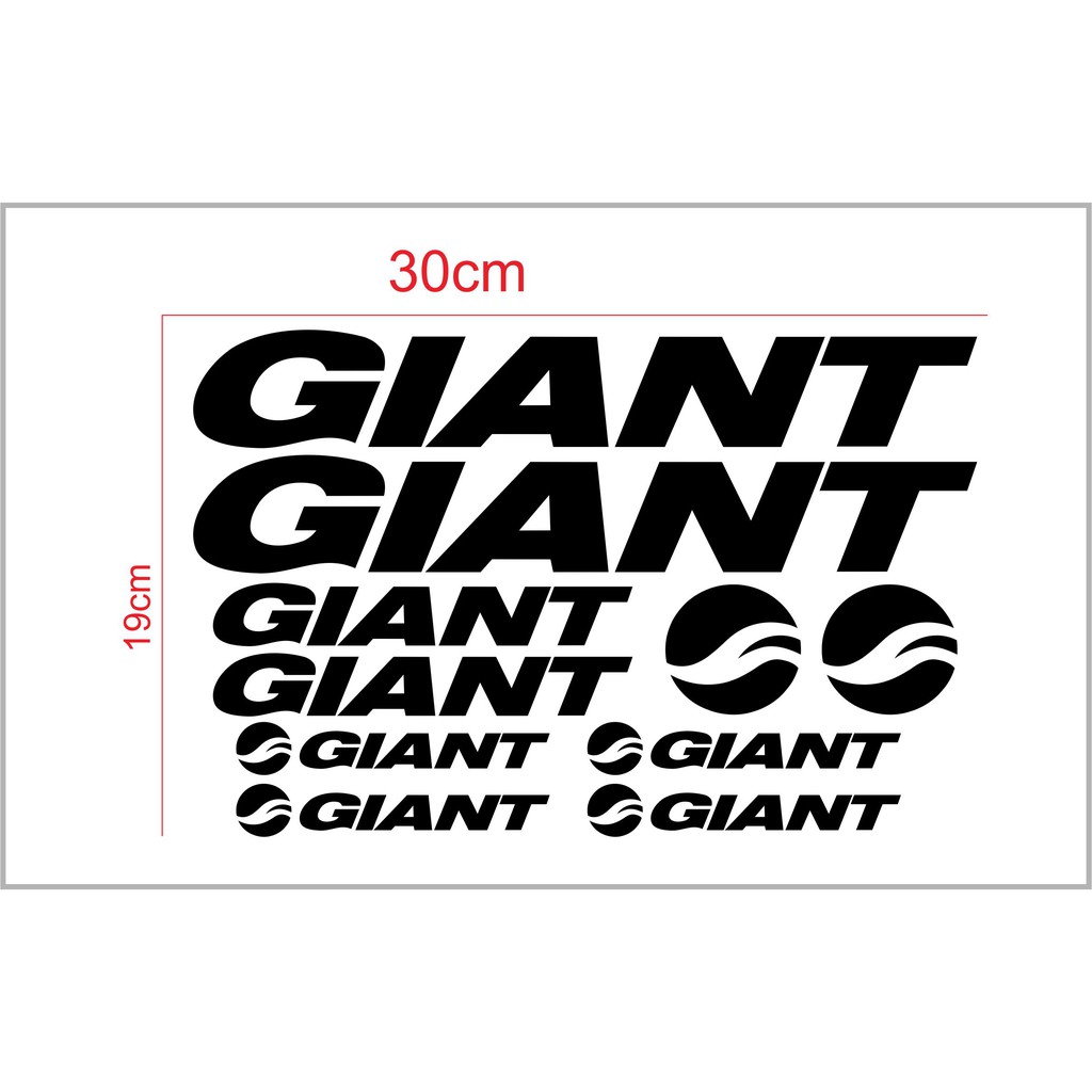 Sticker cutting giant Bike frame oracal Material Shopee Philippines