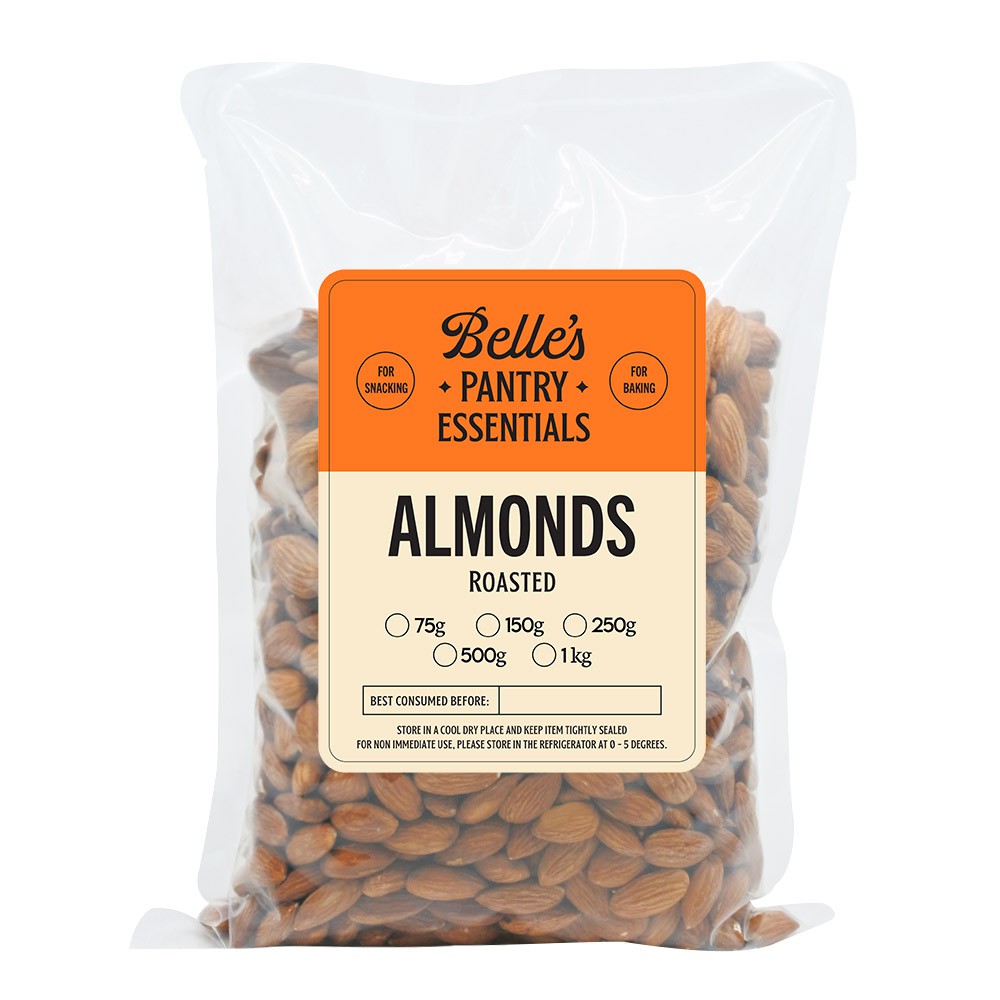 Belle's Roasted Almonds 250g1kg Shopee Philippines