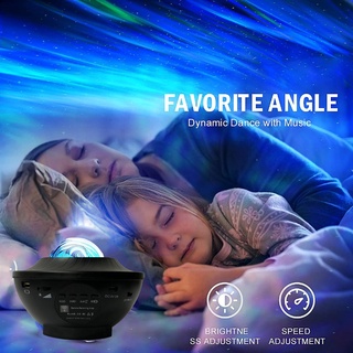 Starry Galaxy Projector Night Light Dream Aurora Star Light with Remote