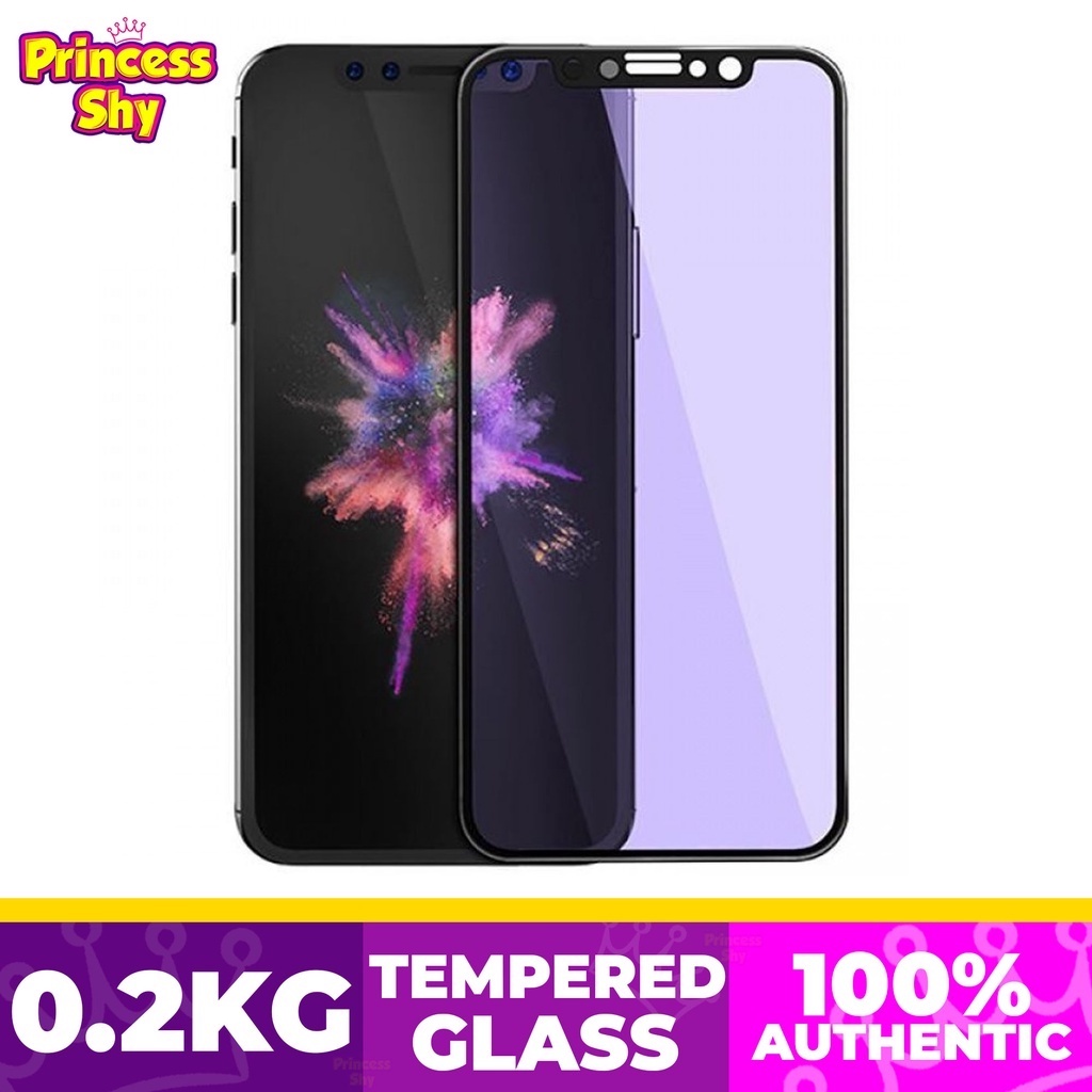 Joyroom Iphone X Full 3D Anti Blue Light tempered glass Shopee
