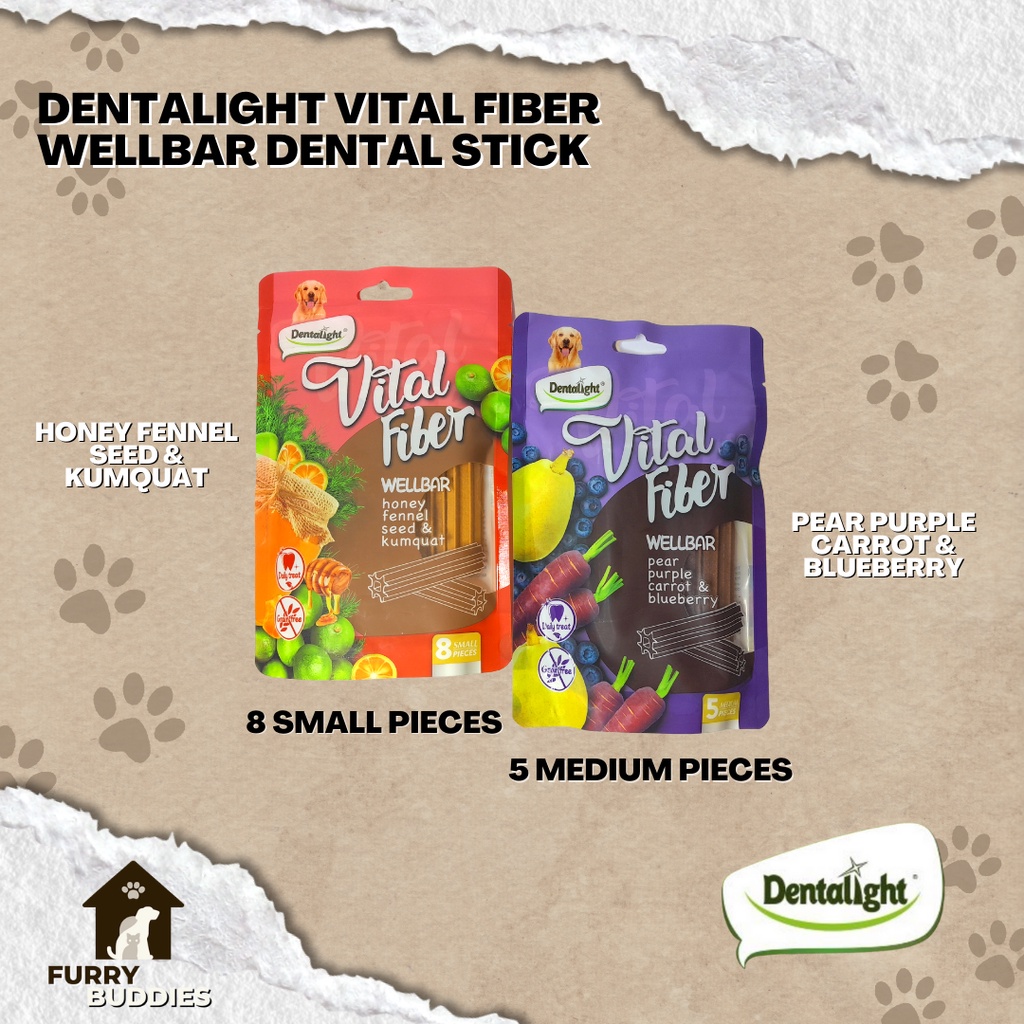 DENTALIGHT VITAL FIBER WELLBAR DENTAL STICK (8 PIECES & 5 PIECES