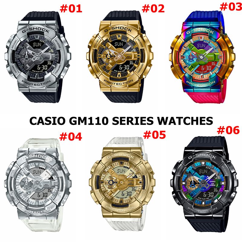 G-Shock GM110 Wrist Watch Men Sports Quartz Watches GM-110 Series Waterproof Sport Watches