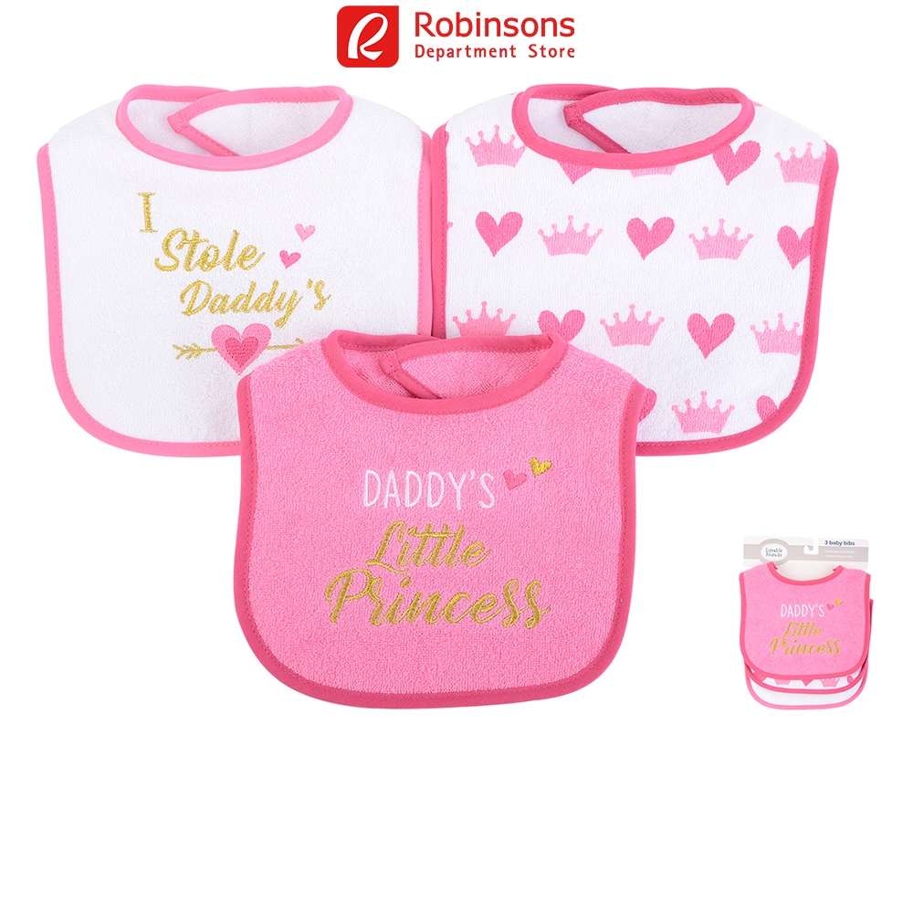 Luvable Friends 3pc Drooler Bib - Daddys Little Princess Design | Shopee Philippines Luvable Friends 3pc Drooler Bib - Daddys Little Princess Design | Shopee Philippines