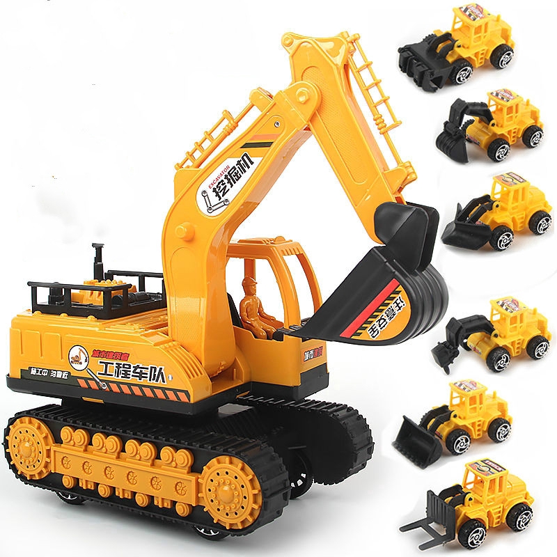 large toy excavator