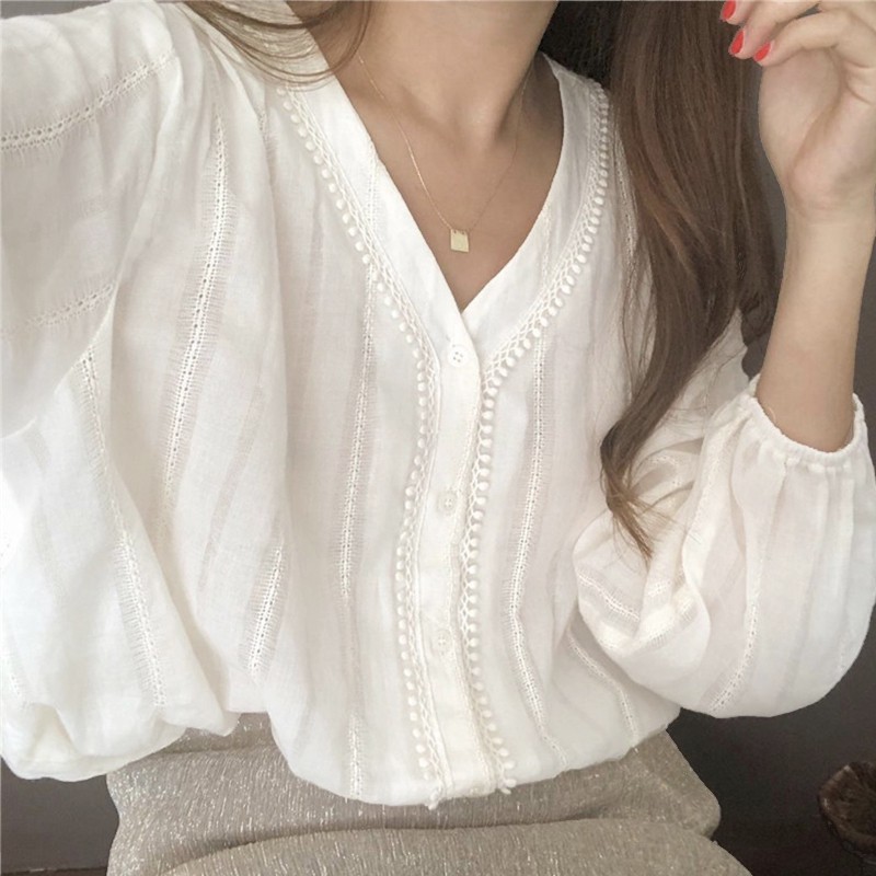 white casual tops