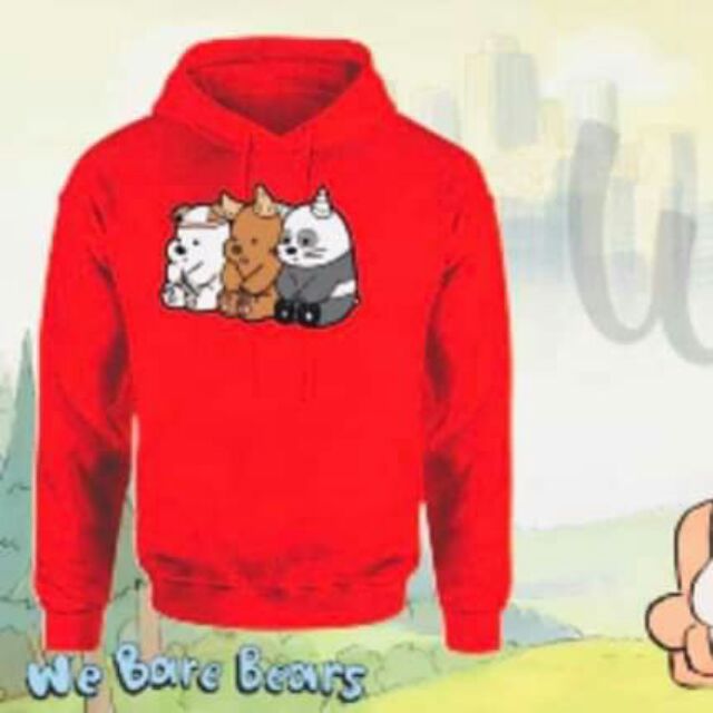 we bare bear hoodie