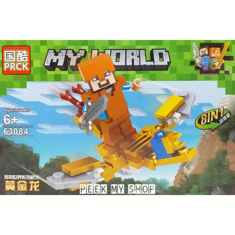 550pcs DIY Minecraft My World Series Mini figure Building Blocks Fit Lego RT 