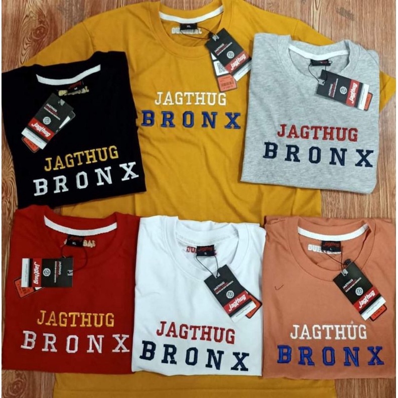 (Aiy) JAGTHUG BRONX embroidery design branded overruns t-shirt for men ...
