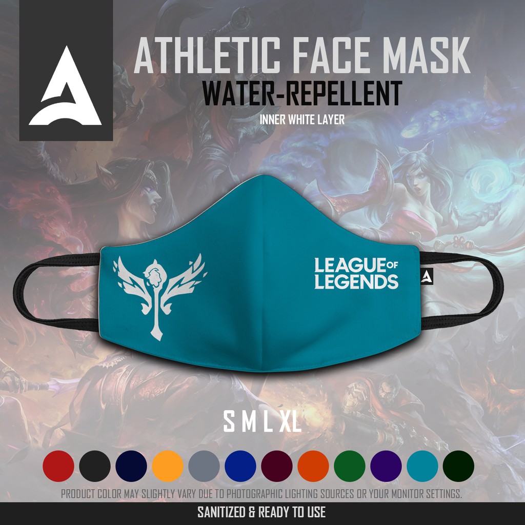 ATHLETIC WaterRepellent Face Mask League of Legends (Support) Shopee
