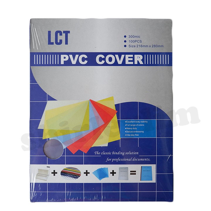 PVC Binding Cover 300 Microns Acetate LCT 100 Sheets 0.3 mm Shopee