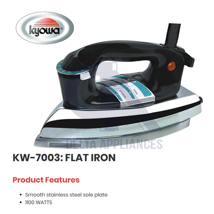 flat iron wattage