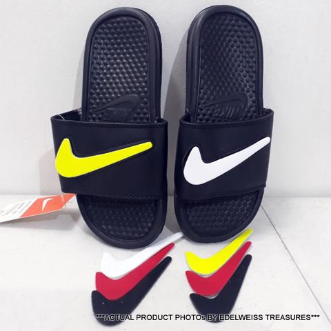 nike slides with velcro swoosh