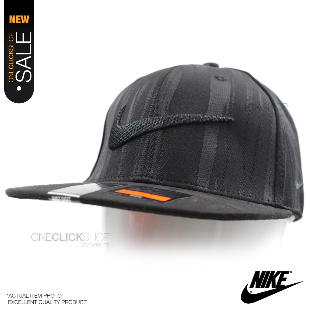 nike snapback cap black