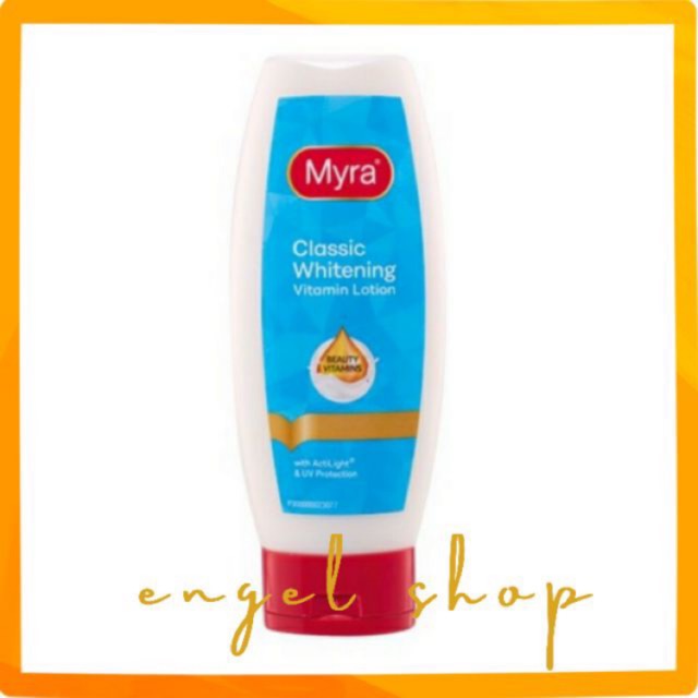 MYRA E Lotion Classic Whitening Vitamin Lotion ORIGINAL!! 175 ML