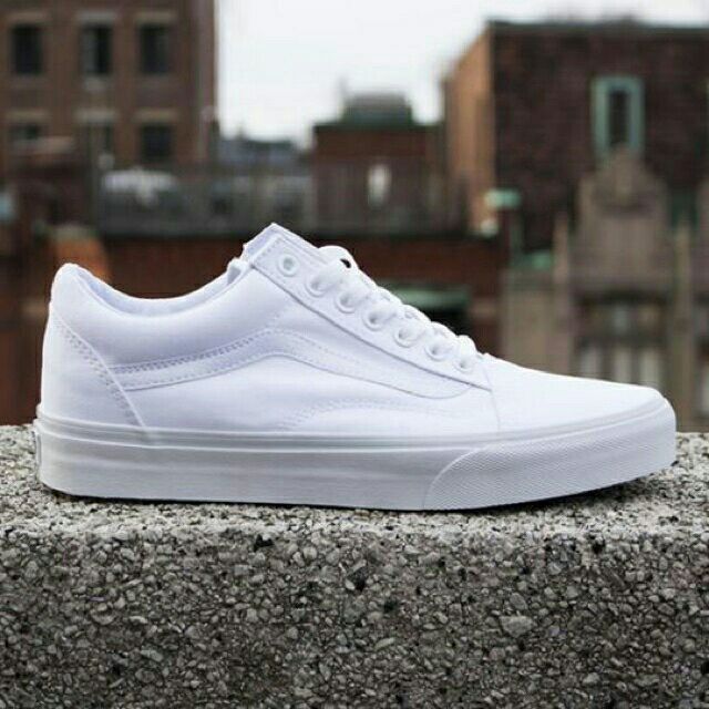 vans shoes white old skool