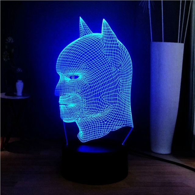 Superman Batman Iron Man Spider Man Thanos Figure light LED Night Light USB  Remote 3D Lamp Marvel Fans Gift | Shopee Philippines