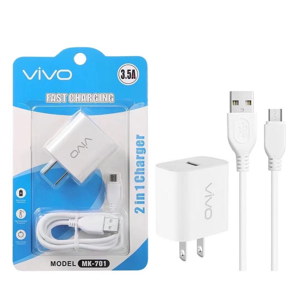 VIVO Charger with 3,5A Cable USB Data Cable Micro USB V8 TYPE C Shopee Philippines
