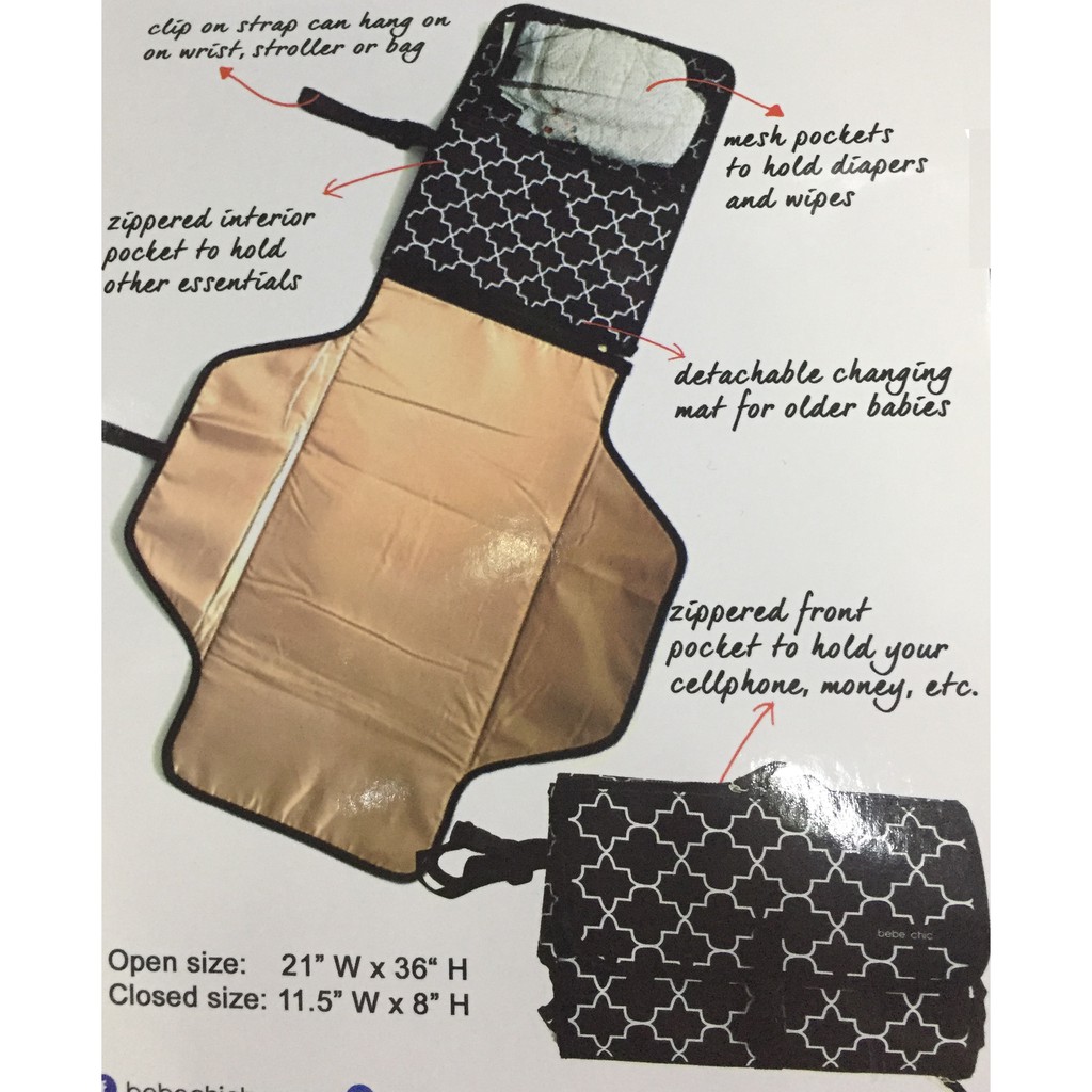Bebe Chic Cooper Diaper Clutch Shopee Philippines
